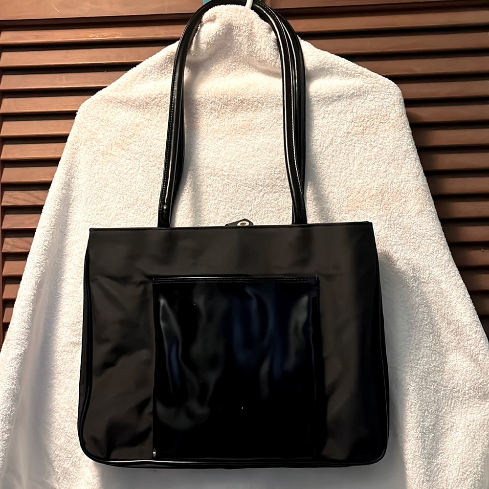 City Sleek tote bag with matching clutch